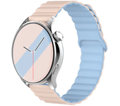 20mm 22mm watch strap For Amazfit GTS 4/2/Mini/2e/GTR 3 pro/GTR4/stratos belt Silicone Magnetic Loop bracelet amazfit bip u pro