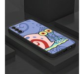 Black Case for Samsung Galaxy S23 S21 Ultra 5G S20 FE S10 S22 Plus Note 20 10 Lite Phone Soft Cover Cartoon Friend Sponge-Bobs