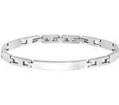 BREIL LANE Joyas de Colección, PULSERAS DE HOMBRE en ACERO PLATEADO Talla 22 SIN PIEDRAS - TJ3426
