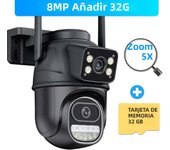 8K 16MP WiFi Camera 10X Zoom Four Lens Outdoor Security Protection PTZ IP Camera Motion Detection Smart CCTV Surveillance Camera