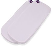 TITITNINS Pack 2ud.Sabana Bajera Capazo para Bugaboo Camaleon 3 PIQUE BLANCO Algodón 100%, funda colchón protector cuco carrito bebe, certificado OEKO-TEX® ORGANIC COTTON.