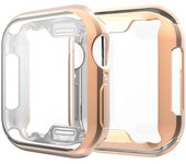 TPU Electroplating Soft Shell Cover for Apple Watch Series 9 8 7 6 5 4 3 SE Screen Protector Accessories for Apple Watch Band