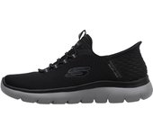 Skechers SLIP-INS: SUMMITS Deportivas Planas Hombre Negro