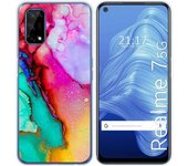 Tumundosmartphone Funda Gel Tpu para Realme 7 5G diseño Mármol 15 Dibujos