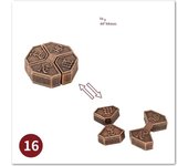 Metal Puzzle Brain Teasers Grow the Intellect Box Unwrapped Toys For Kids Adults Fidget For Logica Games
