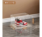 Shoe box, hard box, magnetic suction, front side opening storage, transparent acrylic bag, hand-held storage box, shoe cabinet