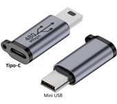 USB Type-C Adapter Type C To Lightning To Micro Mini USB Female To Male Converters For Xiaomi Samsung Charger Data Cable