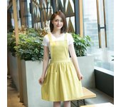 Fashion Princess Apron Kitchen Cooking Single Layer Home Apron Ladies Work Clothes