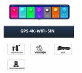 12Inch 4K 2160P Dash Cam Carplay & Android Auto 5G Wifi Rearview Mirror Camera Car DVR GPS Navigation Video Recorder Dual Lens