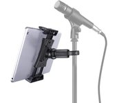 ROCKSTAR MUSIC - Soporte de Tableta para Soporte Micrófono AZCO21 Ajustable 360°, Universal Compatible para iPad, iPad Pro, iPad Mini, iphone