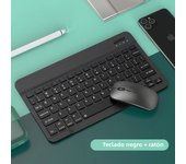Bluetooth Keyboard Mouse For iPad Xiaomi Samsung Huawei Phone Tablet Slim Mini Wireless Keyboard For Android IOS Windows Pink