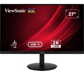Viewsonic vg2709-2k-mhdu-2 monitor led 27” ips qhd 2k hdr - respuesta 4ms - altavoces 5w - 16:9 - ajustable en altura, giratorio e inclinable - hdmi, audio, usb-c - angulo de vision 178º - vesa 100x100mm