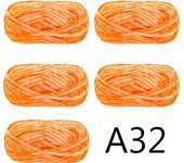5pcs X100g Soft Velvet Yarn For Knitting Sweater Scarf Blankets Thick Crochet Yarn Threads