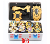 Takara Tomy New Beyblade Burst Metal Fusion Fighting Metal Booster Package Toys Grip Launcher boxs Original