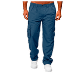 Casual Multi-Pocket Loose Straight Workwear Pants Outdoor Pants Fitness Pants