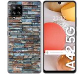 Tumundosmartphone Funda Gel Tpu para Samsung Galaxy A42 5G diseño Ladrillo 05 Dibujos