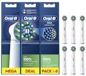 Cabezal de Recambio Braun para cepillo Braun Oral-B Pro Cross Action/ Pack 6 uds