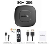 Android 14 TV Box T11 Smart Home TV Allwinner H313 4K 8K 2.4G&5G Dual Wifi 8GB 128GB Media Player BT5.2 Google Voice Set Top Box