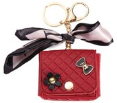 Fashion Leather Earphone Storage Bag Mini Creative Keychain Solid Color Pendant Earphone Case Bluetooth Headset Cover