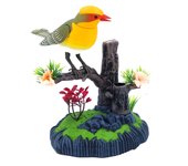 Sound Voice Control Electric Bird Pet Toy Electric Simulation Induction Bird Cage Birdcage Toy