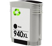 HP 940XL Negro Cartucho de Tinta Pigmentada Recycled - Reemplaza C4902AE/C4906AE 72ml
