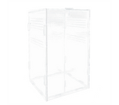 Reptile Terrarium Box, Reptile Food Box, Transparent Insect Food Box, for Spiders, Horned Frogs,Pet Snakes and Other