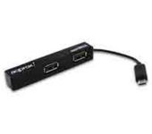 approx! APPHM4B HUB 4 puertos USB 2.0 Tablet Negro