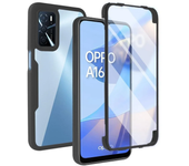 360 Full Screen Protection HD Transparency Phone Cover Case For OPPO A79 A96 A95 A94 A36 A76 A92 A93 A54 A77 Find X5 Pro 5G 4G