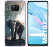 Tumundosmartphone Funda Gel Tpu para Xiaomi Mi 10T Lite diseño Elefante Dibujos