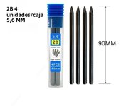 5.6mm Metal Mechanical Pencil And 2B/4B/6B/8B Pencil Refill For Writing Tool Sketch Comics Design Automatic Pencil