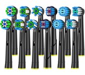 4-12Pack Replacement Toothbrush Heads Compatible with Braun Oral b 7000/Pro 1000/9600/ 5000/3000/8000 Electric Toothbrus