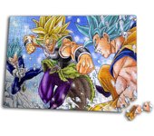 PUZZLE 300 PIEZAS PELICULA GOKU VEGETA VS BROLY rompecabezas puzle para adulto dragonball dragonballz dragonballsuper