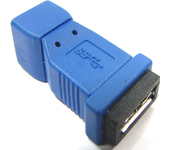 Adaptador USB 3.0 a USB 2.0 (MicroUSB AB Hembra a MiniUSB B Hembra) - BeMatik