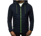 2024 New Mens Zipper Jackets High Quality Male Casual Fashion Fluffy Hooded Coats Four Seasons Hoodie Outwear Men's Zip Hoodies