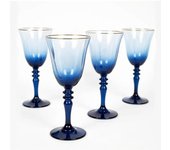 Juego de 4 Copas Azul – Juego de Vasos Rakle Iconic Azul