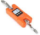 Balanza electrónica de gancho 500Kg/100g, mini mini grúa, naranja