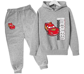 Cars Sweatshirt Boy Sweatshirt girls Lightning McQueen Sweatshirt Hoodies Pants 2Pcs Kids Tracksuits Children Clothing