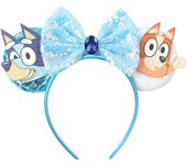 Newest Disney Mickey Mouse Ears Headband Kid Adult Festival Party Sequins 5" Bow Headband Women Baby Girl Party Hair Accessories