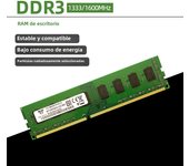 DDR3 8GB 4GB Desktop Memories Ram PC3 1.5V 1333 1600 Non-ECC DIMM Memory Ram