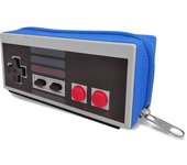 Mancha de Creación - Monedero de Mando NES, Cartera Retro Consola Gris, Cremallera Negra, Regalo Friki, Gamer, Retro, Vintage, Mujer y Hombre ideal para regalar obsequio para fanáticos de nintendo, retrogames, juegos retro. Artículo antiestrés de colores