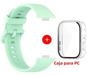 Tempered glass case+band For Huawei Watch Fit 3 Strap silicone sport bracelet for Huawei Fit3 Replacement watchband Accessories