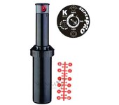 Suinga Aspersor Krain Superpro 3/4" Alcance 7.9-14.9m con Cierre del Caudal y Ajuste del Sector
