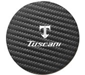 2Pcs Car Coasters PU Leather Water Cup Mats For Hyundai Tuscani Coupe Tiburon 2001 2002 2003 2004 2005 2006 2007 2008 2009