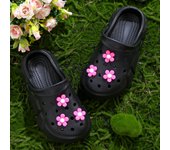 Girls Cute Flower Non-slip Clogs, Breathable Lightweight Clogs for Indoor and Outdoor Shower, Beach and Pool