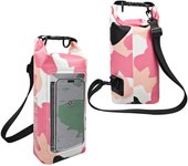 2L Swimming PVC Pack Dry Bag Touch Screen Outdoor Waterproof Shoulder Kayak Bags Trekking Drifting Rafting Surfing Boating Bag