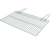 Algon - Parrilla Barbacoa 66x40cm Simple Zincada - Resistente y Duradera - Fácil de Limpiar - Versátil - Portátil y Compacta