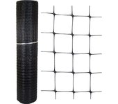 Orework Malla Avícola Plástica 19x19 Mm 2x200 M Negro