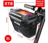 WILD MAN Electric Scooter Front Bag Hard Shell Folding Bicycle Bag Waterproof Front Folding Bicycle Bag Mtb Accessories