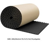1Pc 50x200cm Acoustic Foam Self-adhesive Egg Sound Insulation Panels High Density for Studio KTV Office Wall Panels