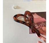 New Korean Matte Black Irregular Love Hair Clip Women Elegant Temperament Pan Hair Shark Clip Versatile Hair Accessories